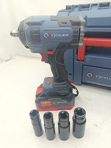 excalibur: Аккумуляторный ударный гайковерт Excalibur 1/2" Описание: - Мощный — 3