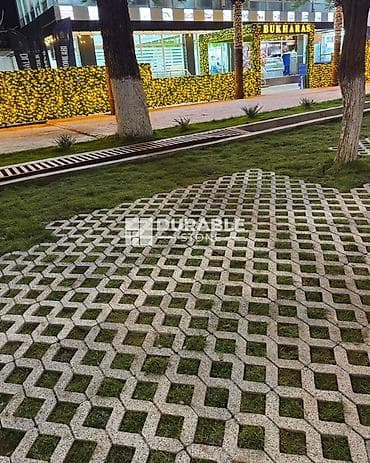 Газонная (экопарковочная) решётка Durable Stone Вибропрессованная