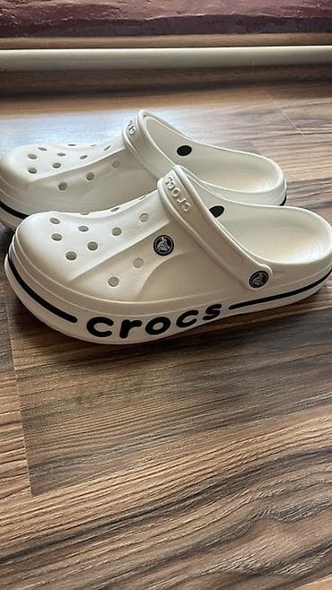 обувь школьная: Сабо, 44, 45, Crocs, Новый, цвет - Белый, Самовывоз — 3