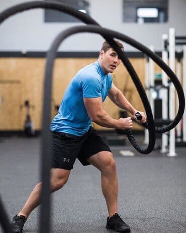 тренировочные петли: Черный тренировочный канат с прочными ручками на концах. Подходит для — 4