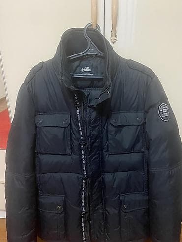 Көйнөктөр: Мужская утеплённая куртка SelaWear - Цвет: тёмно‑синий/чёрный - — 1