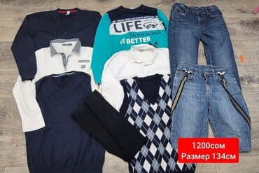 спортивные костюмы на девочек: Комплект, Б/у — 2