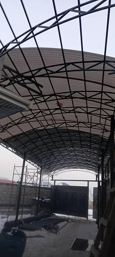 ящик фанера: Навес, Другая форма, Металл, Другой материал, Установка — 7