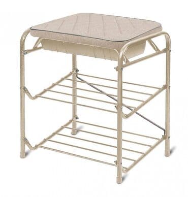 ош сандык: Банкетка для обуви (арт. БП3) Напольная подставка для обуви с мягким — 2