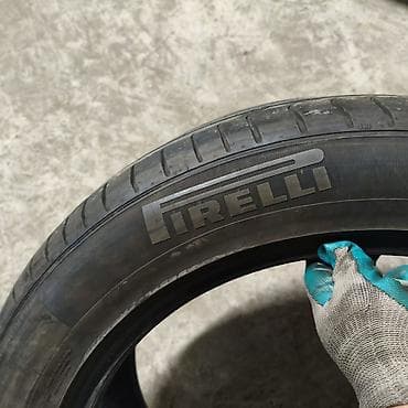 асфальт рез: Шины 285 / 45 / R 20, Лето, Б/у, 1 шт, Внедорожные (АТ/МТ), Pirelli — 4