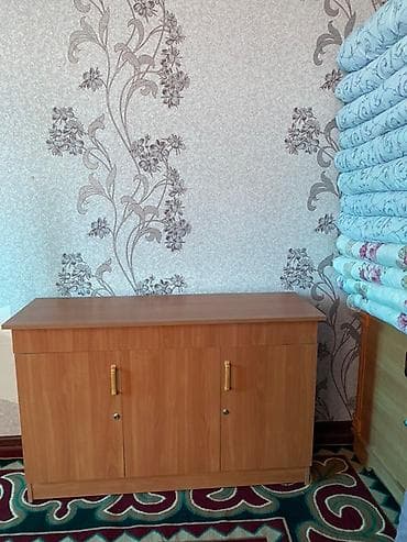 Тумба для вещей и одежды, Без зеркала, ЛДСП, цвет - Коричневый