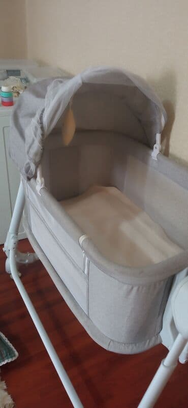 детская лошадка качалка купить: Люлька, Колыбель, Металл, цвет - Серый — 2