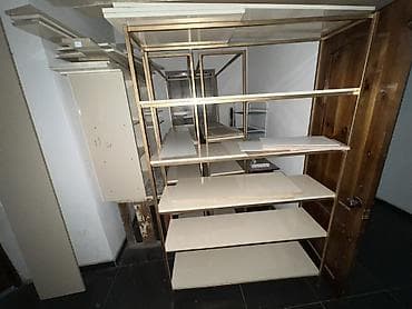 Стеллажи металлические с полками из ЛДСП - Конструкция: модульные