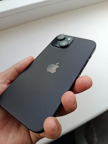 aifon se: IPhone 15, Б/у, 128 ГБ, Черный, Зарядное устройство, Защитное стекло, Чехол, 90 % — 1