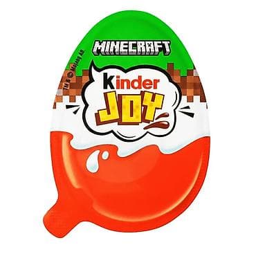 Май, консервалар: Kinder Joy Minecraft оптом 185сом лимитированная серия Минимальный — 1