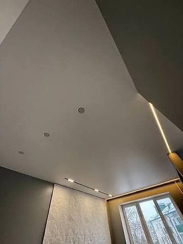 motion design: Натяжной потолок Глянцевое, Матовое, 3D потолки Гарантия, Бесплатная консультация, Бесплатный замер — 4