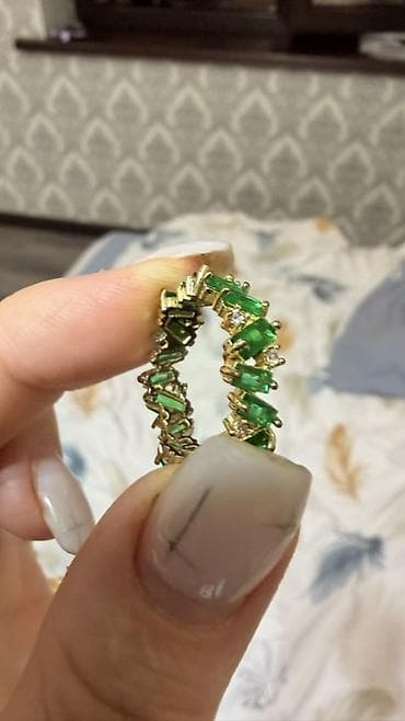 Билериктер: Набор украшений бижутерия - Комплект (кольцо, сережки и подвеска) с — 7