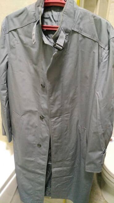 Плащтар: Эркектердин плащы, 6XL, L, Колдонулган, түсү - Көгүлтүр, Өзү алып кетүү — 1