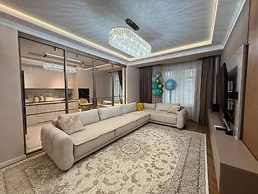 3: 3 комнаты, 122 м², Ак-Кеме (старый аэропорт) Элитка, 11 этаж, Дизайнерский ремонт — 7