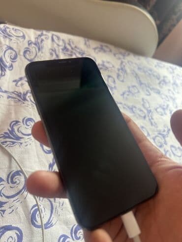 чехол iphone 7 plus: IPhone X, Колдонулган, 64 ГБ, Кара, Кабель — 6