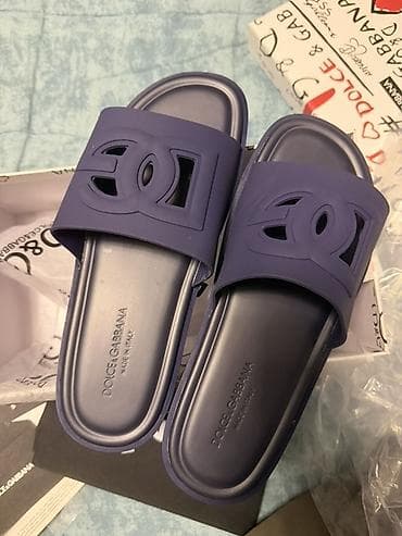 мото обувь: Сланцы Dolce & Gabbana Люкс качество масловые🔥🔥😍👍 - Модель — 1