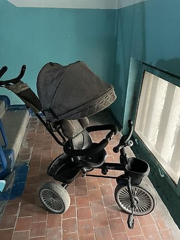 Коляскалар: Отдаю даром!Детский трехколесный велосипед-коляска с родительской — 2