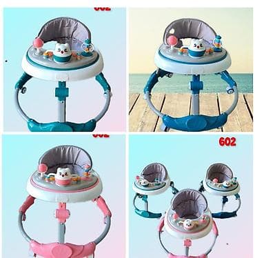 Детские ходунки с игровой панелью Модели: 602, 505, 506, 714. -