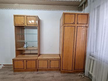 Вешалки: Гарнитур для зала, Б/у, Шкаф, Дерево, Самовывоз, цвет - Коричневый — 2