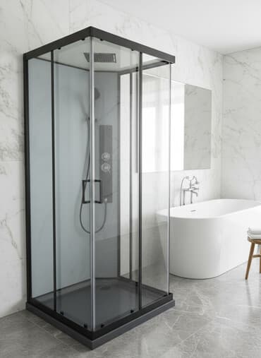 Душевая кабина Квадратная, Размер: 90 x 90 см