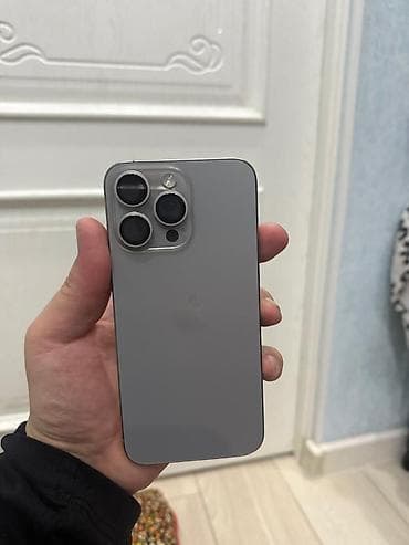 redmi 13a: IPhone 15 Pro Max, Б/у, 256 ГБ, Серебристый, Кабель, 86 % — 8