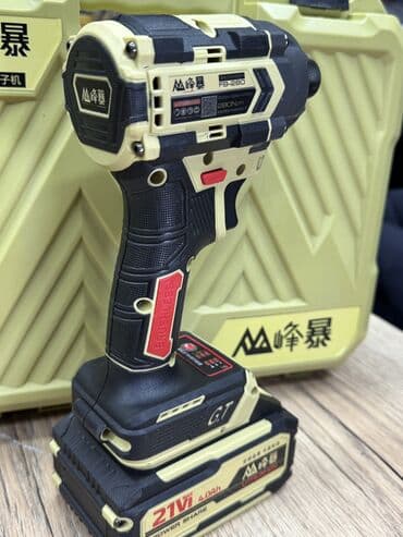 Генераторлор: Винтоверт - Импакт FengBao 280 Hм 21v 4Ah - 2 АКБ Зарядная станция — 3