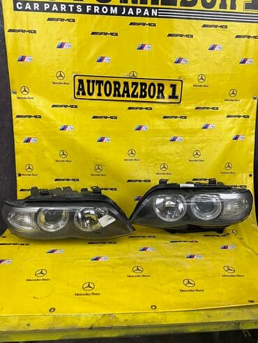 дополнительное освещение на авто: Передняя правая фара BMW Б/у, Оригинал, Япония — 2