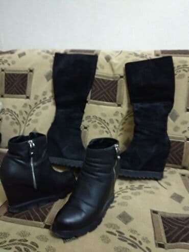 фирменный сапоги: Сапоги Еврозима, BASCONI, размер 39, замшевые, носила очень мало. Цена — 3