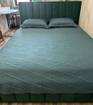 2 х спальную кровать: Двуспальная кровать, Новый, С матрасом, длина - 2000 см — 3