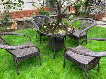 купить мебель из искусственного ротанга бу: Бакча эмерек комплекти — 1