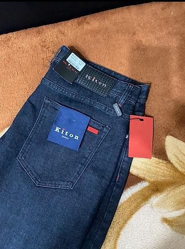 Плащи: Мужские джинсы Kiton, качество шикарнейшее, в бутиках по 3000 сом и — 4
