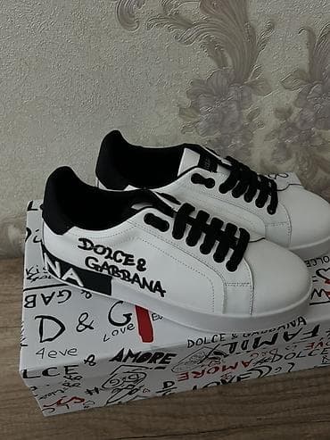 данки кроссовки: Мужские кроссовки, 38, Dolce & Gabbana, Новый, цвет - Белый, Платная доставка — 1