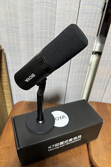 Динамический микрофон BOYA K7 - Тип: динамический (moving‑coil) -