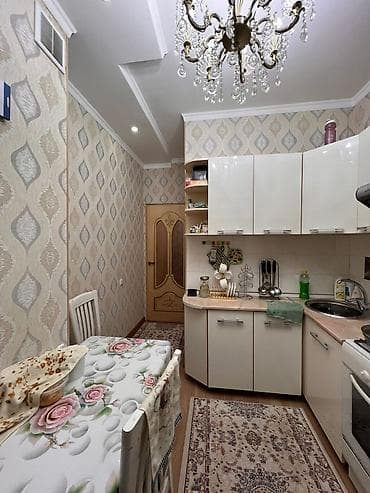 комната токмок: 3 бөлмө, 68 м², 105-серия, 3 кабат, Эски ремонт — 8