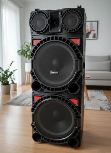 телефоны на продажу: Продаётся колонка в хорошем состоянии.Микрофон,пульт имеет.Супер звук! — 1