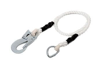 Строп В канат (карабин+кольцо) Строп из полиамидного каната ф13 мм с