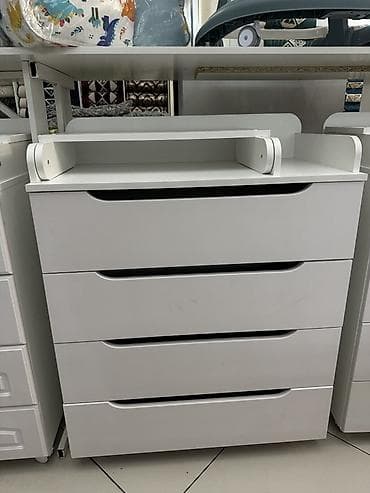 di store: Детские пеленальные комоды, белые - Функциональная верхняя — 5