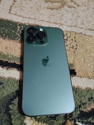IPhone 13 Pro, Б/у, 256 ГБ, Зеленый, Зарядное устройство, 95 %