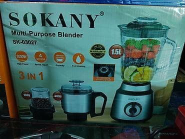 Блендер SOKANY SK-03027 — многофункциональный 3‑в‑1. Основные