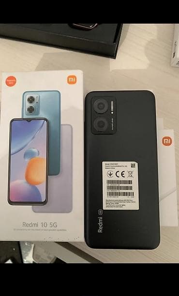redmi 2: Redmi, Redmi 10 5G, Б/у, 128 ГБ, цвет - Черный, 2 SIM — 1