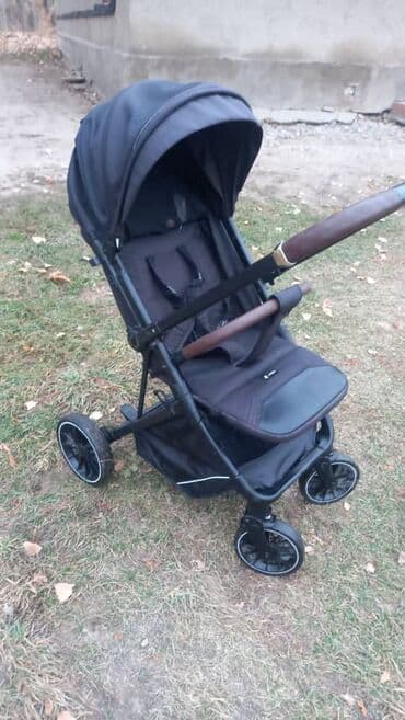 трехколесные прогулочные коляски: Коляска, цвет - Черный — 3