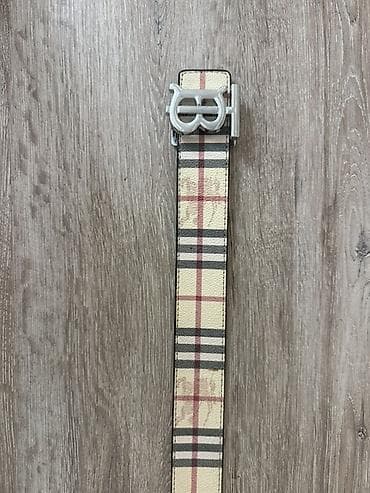 цепочка бисмарк: Ремень, Burberry, Материал: Экокожа, Унисекс — 4