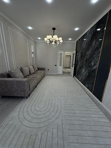 каракол квартиры на продажу: 3 комнаты, 90 м², Элитка, 12 этаж, Дизайнерский ремонт — 2
