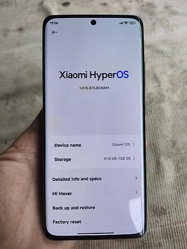 Техника жана электроника: Xiaomi, Mi 12X, Колдонулган, 128 ГБ, түсү - Боз — 1