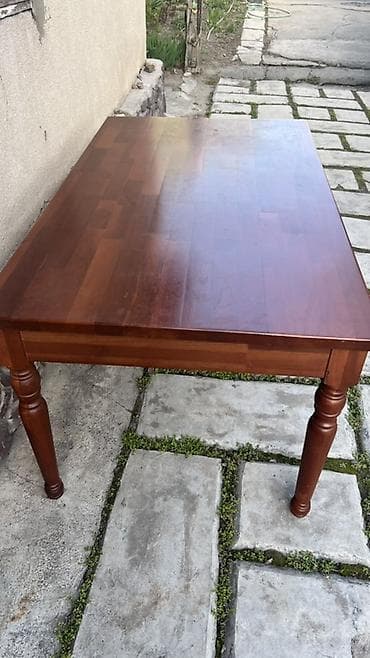 Кухонный стол, Б/у, Прямоугольный, Нераскладной — 3