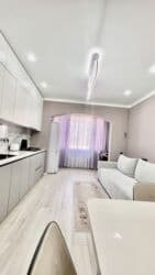 кызыл аскер пол дом: 3 комнаты, 65 м², 108 серия, Дизайнерский ремонт — 1