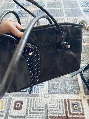 юбки италия: Сумка-тоут Fashion & Bags, темно-коричневая. - Материал: гладкая — 3