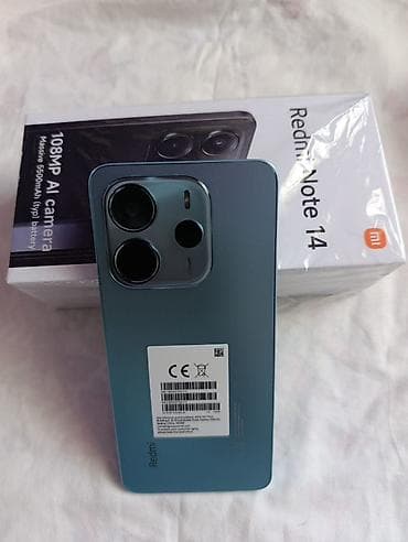 camera lens: Redmi, Redmi Note 14, цвет - Голубой, 2 SIM — 2