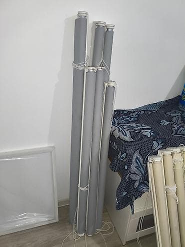 Дом и сад: Продаю жалюзи в наличие 13шт . Тёмные Графит серого цвета Блэкаут6шт — 1