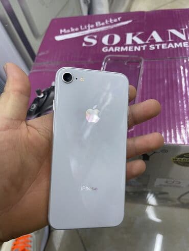 айфон 8 жаны: IPhone 8, Колдонулган, 64 ГБ, Ак, 90 % — 2